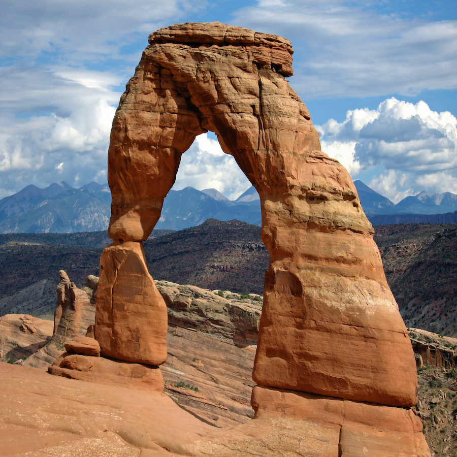 Delicate Arch at Arches National Park.